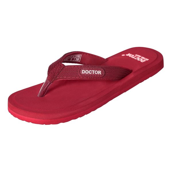 DOCTOR EXTRA SOFT Doctor Slippers for Women Orthopedic Diabetic Pregnancy Non-Slip Lightweight Cushion Comfortable Flat Mcr Casual Stylish DR Chappals and House Flip flops For Ladies & Girl’s D-13