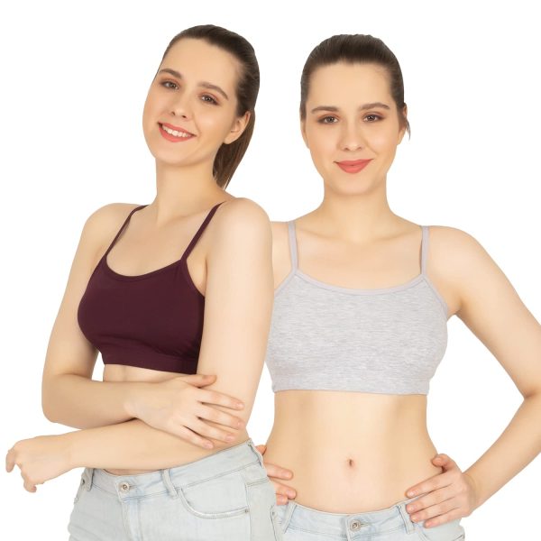 Elegraze ComfyLegance Sports Premium Dual Layered Bra for Girls and Women (Combo Pack of 02/03)