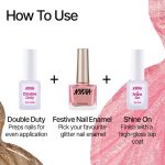Nykaa Glitter Nail Enamel - Cinderella Feels 463 - Image 7