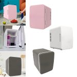 ATORSE® 4L Mini Fridge Multiuse Cosmetics Fridge for Desktop Living Room Small Place White - Image 4