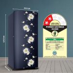 SHARP 197 L Direct Cool Single Door 2 Star Refrigerator |Japan 7 Shield Protection|60 Mins Fast Ice (Floral Fall Blue, 197 L) - Image 6