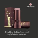 Olivia Instant Waterproof Makeup Stick with SPF 12-04 Natural Rose | 3-in-1 Foundation, Concealer & Moisturizer | Sweatproof, Long-Lasting Base Makeup | Evens Skin Tone & Hides Blemishes - Image 4