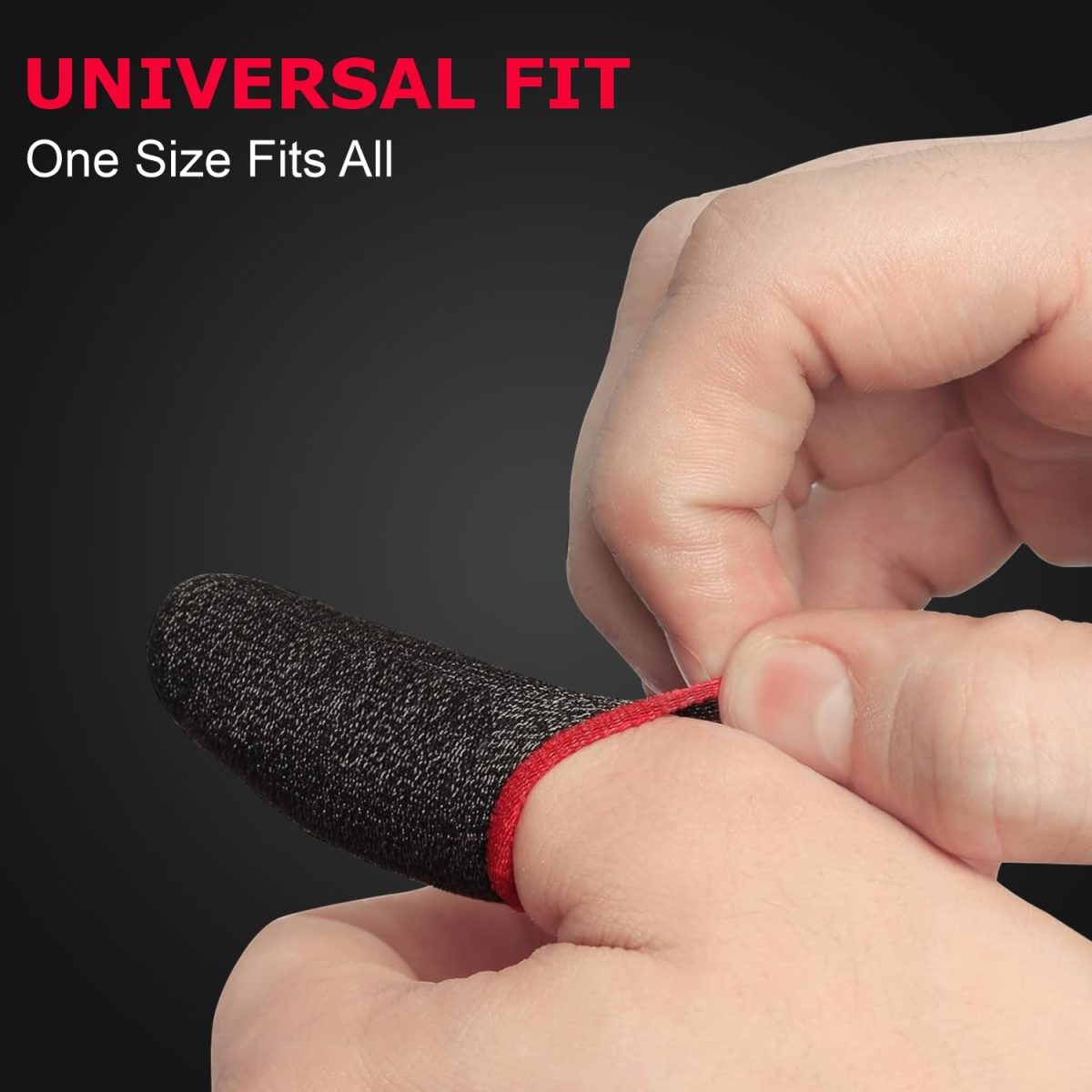 Humble Gaming Thumb & Finger Sleeves – Anti-Slip, Sweat-Proof, High Precision for PUBG, COD, Freefire & Other Mobile Games – Breathable, Washable & Universal Fit – 2 Pairs (4 Pcs) - Image 5