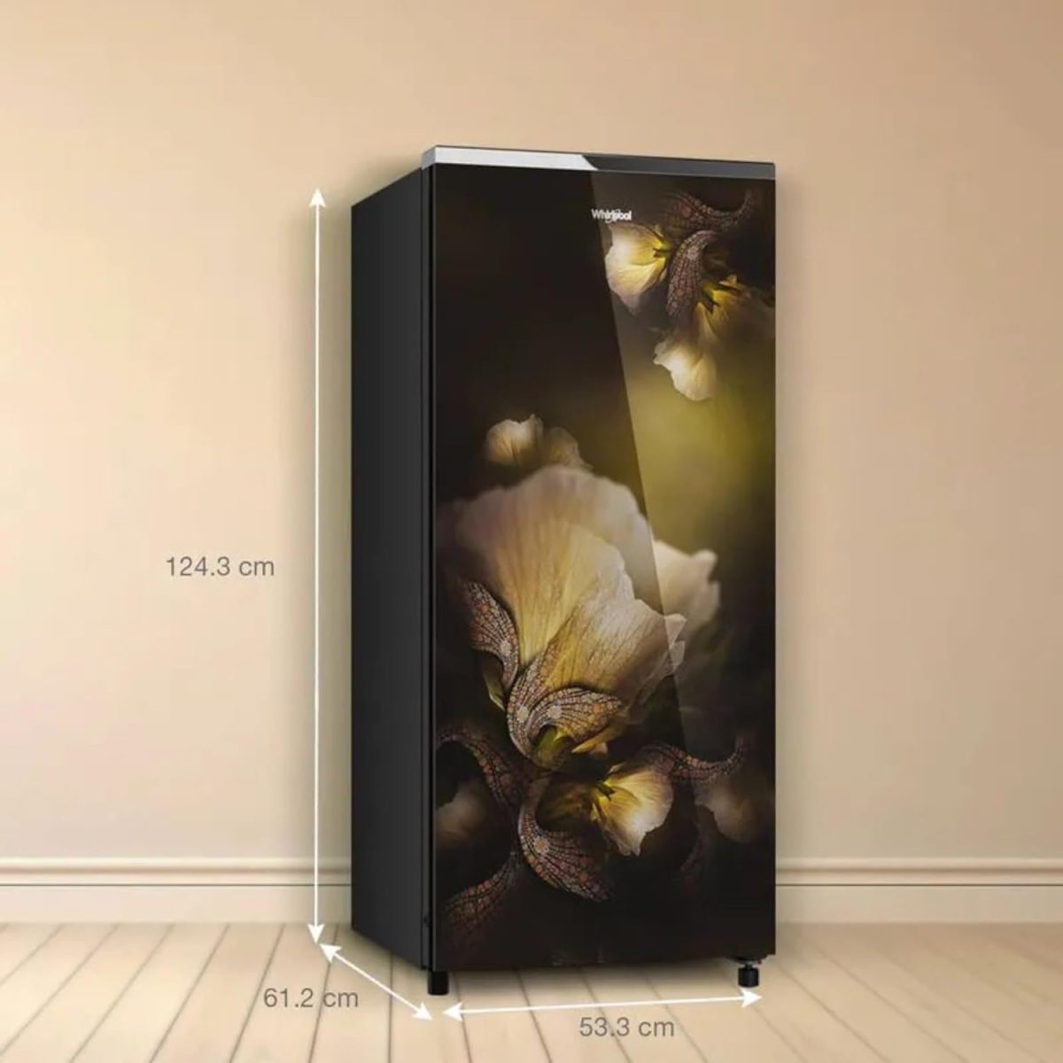 Whirlpool Icemagic Pro 192L 5 Star Glass Finish Single Door Refrigerator (Model: DC 215 IMPRO GD PRM, Gold Dust, Inverter Compressor) - Image 7