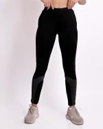 Mehrang Gym wear Mesh Leggings Workout Pants with Side Pockets/Stretchable Tights/Highwaist Sports Fitness Yoga Track Pants for Women & Girls - Image 2
