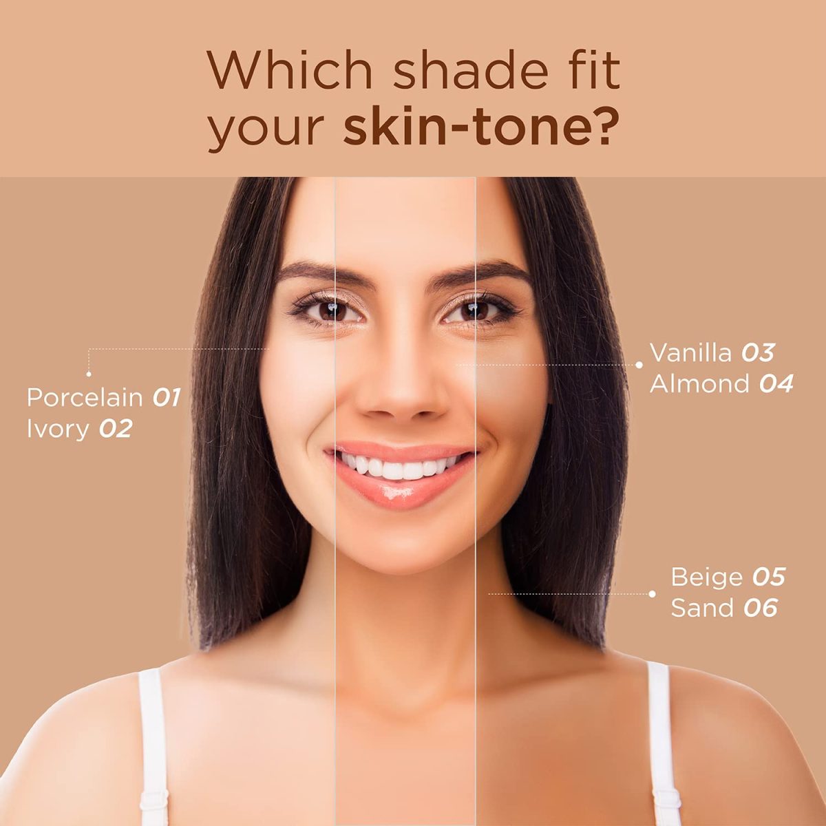 ZM Game Face on Liquid Foundation 12hour Long-lasting | Smudge-Proof | Transfer Proof | SPF 25 (Beige) - Image 6