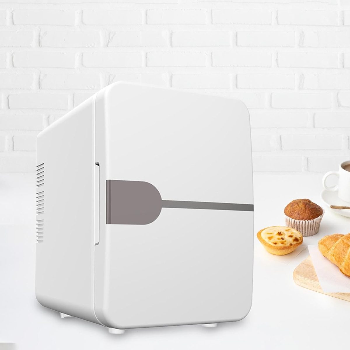 Enakshi (LABEL) Creations Mini Fridge Flat Design Fridge Multipurpose Lightweight Compact Refrigerator WhiteHome & Garden|Major Appliances|Refrigerators & Freezers|Mini Fridges - Image 7