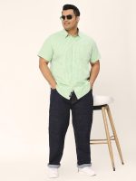 Thomas Scott Mens | Half Sleeve | Checks | Regular Fit Plus Size | 100% Cotton | Spread Collar | Casual Shirts (Available in Plus Size) - Image 8