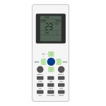 Zieva Compatible For Reconnect Ac Remote Replacement For 1, 1.5, 2 Ton Split/Window Air Conditioner - Please Match The Original Remote (Ac 171),White