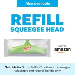 Scotch-Brite Bathroom Squeegee Plastic Wiper with telescopic handle (30 cm) - Image 9