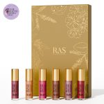 RAS Luxury Oils Tinted Lip Balm Gift Set For Women | 6 Mini Shades for Luscious Lips & Cheeks | Nourishing Formula with Shea Butter & Jojoba Oil