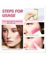 KAYI beauty Soft Creamy Blush Stick, Multi-use Makeup Blush Stick for Cheeks and Lips Tint, Waterproof Solid Moisturizer Stick, Natural Smooth Blendable Matte Finish Face Blush Makeup, Hot Red - Image 3
