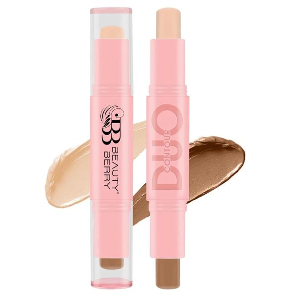 Premium Contour Stick for Face Makeup– Slimming & Highlighting Double-Ended Makeup Stick, Duo Contour Stick for a Flawless, Sculpted Look