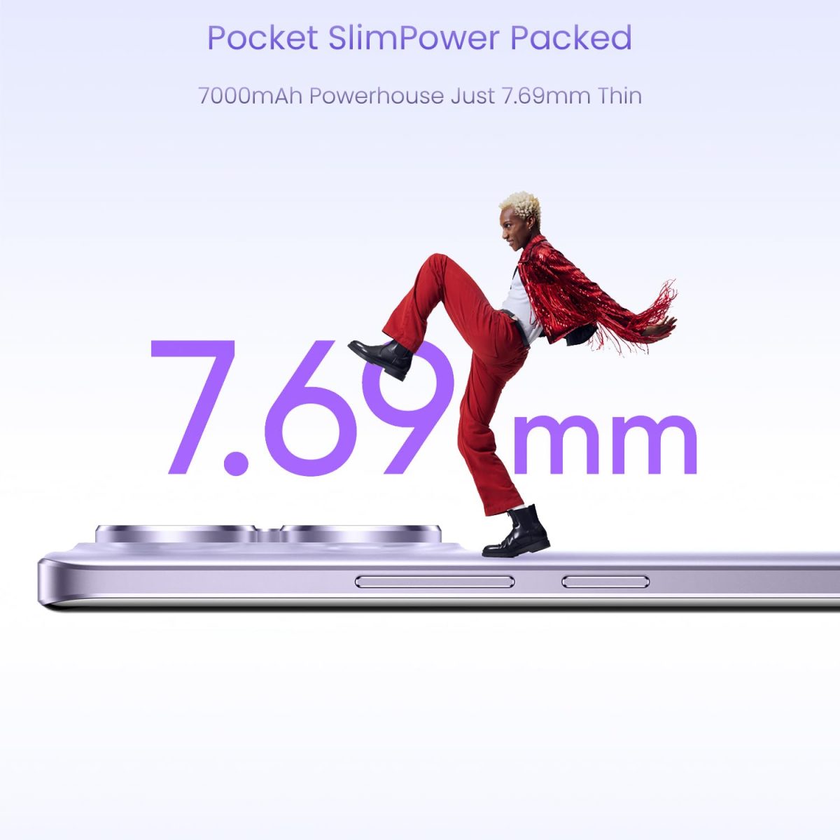 realme 15 Pro 5G Smartphone 12+256GB Purple,4K 60FPS,144Hz HyperGlow 4D Curve Display,7000mAh Battery,80W SuperVOOC, Camera Triple 50MP, Snapdragon 7 Gen 4, IP69 - Image 7