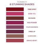 RENEE Stunner Matte Lipstick - Your Highness 4gm - Intense Color Pay Off, Full Coverage Long Lasting Weightless Velvety Formula with One Swipe Application - Enriched with Vitamin E & Hyaluronic Acid - Image 5