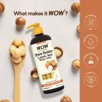 WOW Skin Science Shea Butter With Lactic Acid Body Lotion | Hydrates Very Dry Skin | Long Lasting 48 hrs Moisturization | Smoothens Rough, Flaky Skin | Calms Itchy Skin - 400ml - Image 5