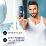 NIVEA Men Body Wash, Cool Kick with Refreshing Icy Menthol, Shower Gel for Body, Face & Hair, 250 ml - Image 6