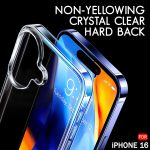 TheGiftKart Ultra-Hybrid Crystal Clear Back Case Cover for iPhone 16 | Shockproof Design | Camera Protection Bump | Hard Clear Back | Bumper Case Cover for iPhone 16 (PC & TPU, Transparent) - Image 3
