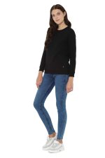 Allen Solly Women's Synthetic Round Neck Sweatshirt - Image 2