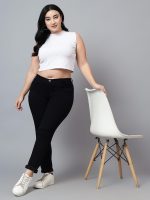 Nifty Women's Denim Stretchable Mid Rise Plus Size Jeans - Image 6