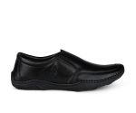 LOUIS STITCH Formal Shoes for Men | Genuine Leather Slip-On Loafers | Ultra-Light Rubber Sole Formal Shoes | Jet Black | LSAXSO - Image 7