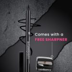 COLORESSENCE HD Kohl Pencil Eye Definer Waterproof Lightweight Charcoal Long Lasting Smudge proof Kajal with Free Sharpener - Black - Image 5