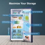 SHARP 197 L Direct Cool Single Door 2 Star Refrigerator |Japan 7 Shield Protection|60 Mins Fast Ice (Floral Fall Blue, 197 L) - Image 2