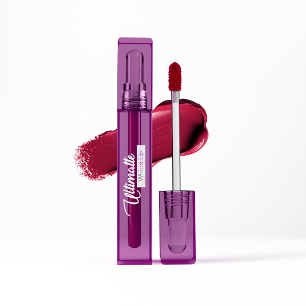 Blue Heaven Ultimatte Whipp Lip Liquid Lipstick Waterproof Infused with Cocoa Butter & Rosehip Oil | Hydrating | Airy Mousse Texture | Soft Matte Finish | Intensely Pigmented | Rose Dream | 3 ML