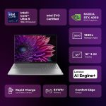 Lenovo Yoga Pro 9 Intel Evo Core Ultra 9 185H Built-in AI 16"(40.6cm) 3.2K IPS 165Hz Touchscreen Laptop (32GB/1TB SSD/NVIDIA RTX 4050 6GB/Win11/MSO 21/5.0MP+IR Cam/3 Mon GamePass/Grey/2Kg), 83DN004VIN - Image 2