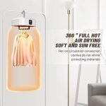 Xpressdryr Plastic Folding Portable Cloth Dryer, Mini Laundry Dryers With Remote Control, Small Compact Foldable Electric Drying Machine With Dry Bag For Travel, Home,Apartment,Off White - Image 2