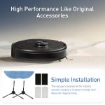 Verilux® Replacement Accessories for Ecovacs Deebot Y1/Y1 Pro/Y1plus Robot Vacuum Deebot Y1/Y1 Pro/Y1plus Replacement Filtration Nets Sweeping Brushes for Deebot Y1/Y1 Pro/Y1plus - Image 2