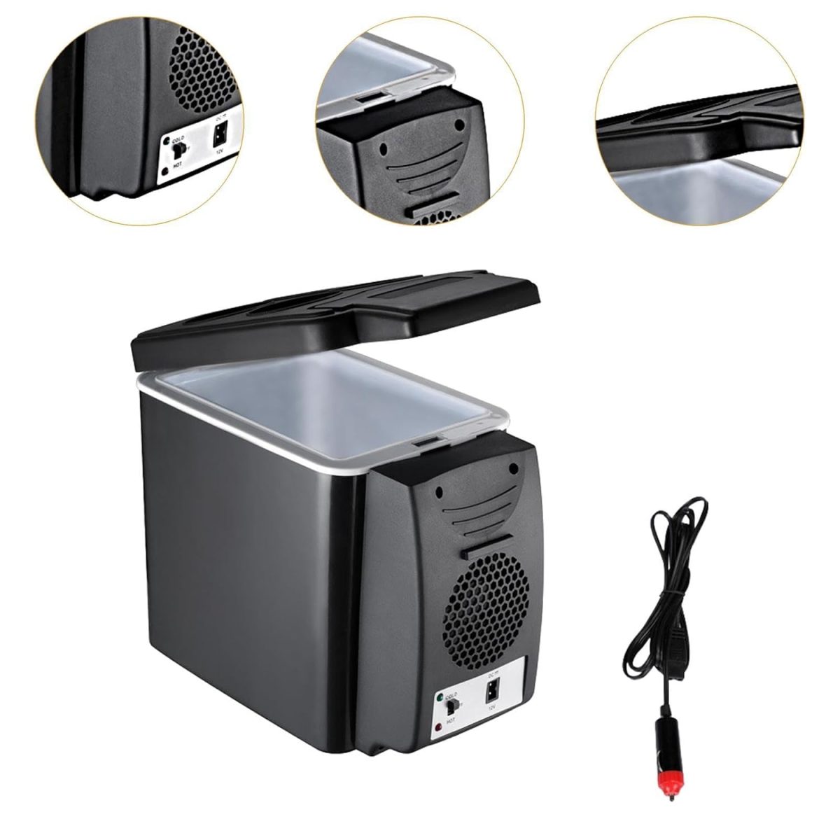 ARTISOUL® Small Car Refrigerator Freezer Cosmetics Dorm Room Picnic Mini Fridge Cooler Single Hole | Major Appliances | Refrigerators & Freezers | Mini Fridges - Image 5