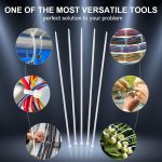 12 Inch Zip Cable Ties (100 Pieces), Self-Locking Premium Nylon Cable Wire Ties,Heavy Duty White, for Indoor and Outdoor by Boacua - Image 7