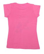 IndiWeaves Girls Cotton Half Sleeve Printed T-Shirt (Pink,9-10 Years) - Image 2