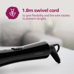Philips Hair Curler with 16MM Barrel | Ceramic Coated Barrel for Long-Lasting Bouncy Looking Curls | Fast Heat Up | BHB862/00, Black - Image 8