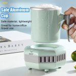 36℉～60℉ Electric Beverage Cup Cooler for Home/Office, Desktop Mini Fridge Quick Cooling Cup Drink Chiller for Beer Juice Milk Coffee - Image 4