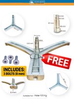 JR Appliance Front Load Washing Machine Drum Spider Triangle 6.5kg Drum Shaft 6204/6205 Bearing Thickness Compatible with Haier (Check and Buy) (Pack of 1 Grey) - Image 7