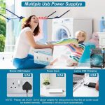 Jet Roy Portable Air Conditioner Fan, Mini Evaporative Air Cooler with 7 Colors LED Light, 1/2/3 H Timer, 3 Wind Speeds and 3 Spray Modes for Office, Home, Dorm, Travel - Image 5