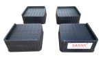 SARAH ® Premium, Heavy Duty, Universal Type, Multipurpose Plastic Block for Fridge, Washing Machine, Almeria, Furniture, Air Cooler & Water Cooler. Suitable for all and help in organizing your home.