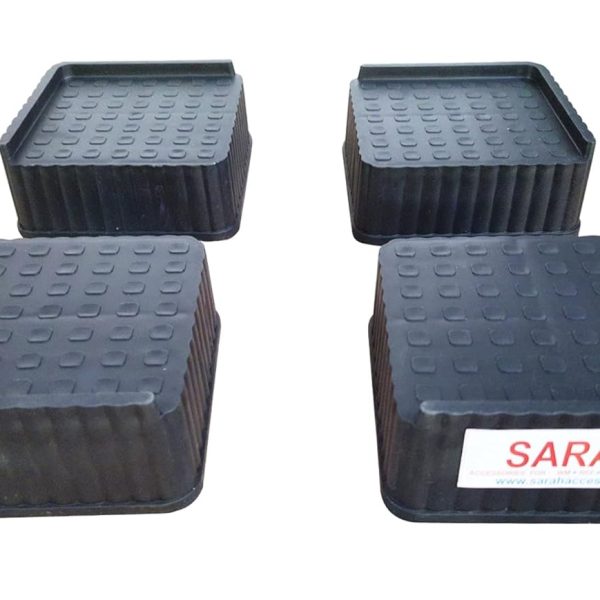 SARAH ® Premium, Heavy Duty, Universal Type, Multipurpose Plastic Block for Fridge, Washing Machine, Almeria, Furniture, Air Cooler & Water Cooler. Suitable for all and help in organizing your home.