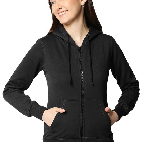 Wear Your Opinion Women's Fleece Zipper Hoodie Jacket