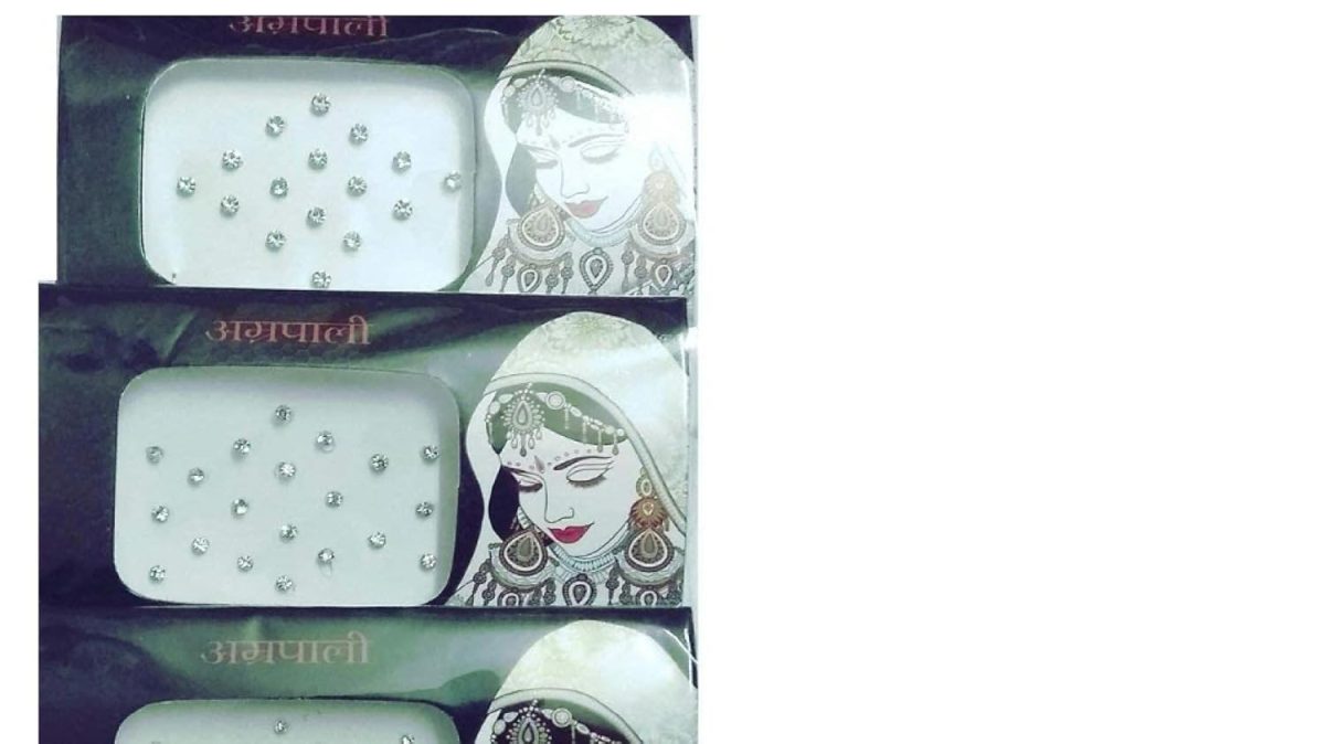 Fine Touch Mat Diamond Cut Round Silver Stone Bindi For Women Pack of 3 Cards