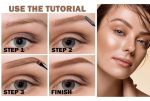 Eyebrow Pomade with Angled Brush, Waterproof, Brown Shade, Enhance your Eyebrown with Pomade Pack of 1 - Image 3