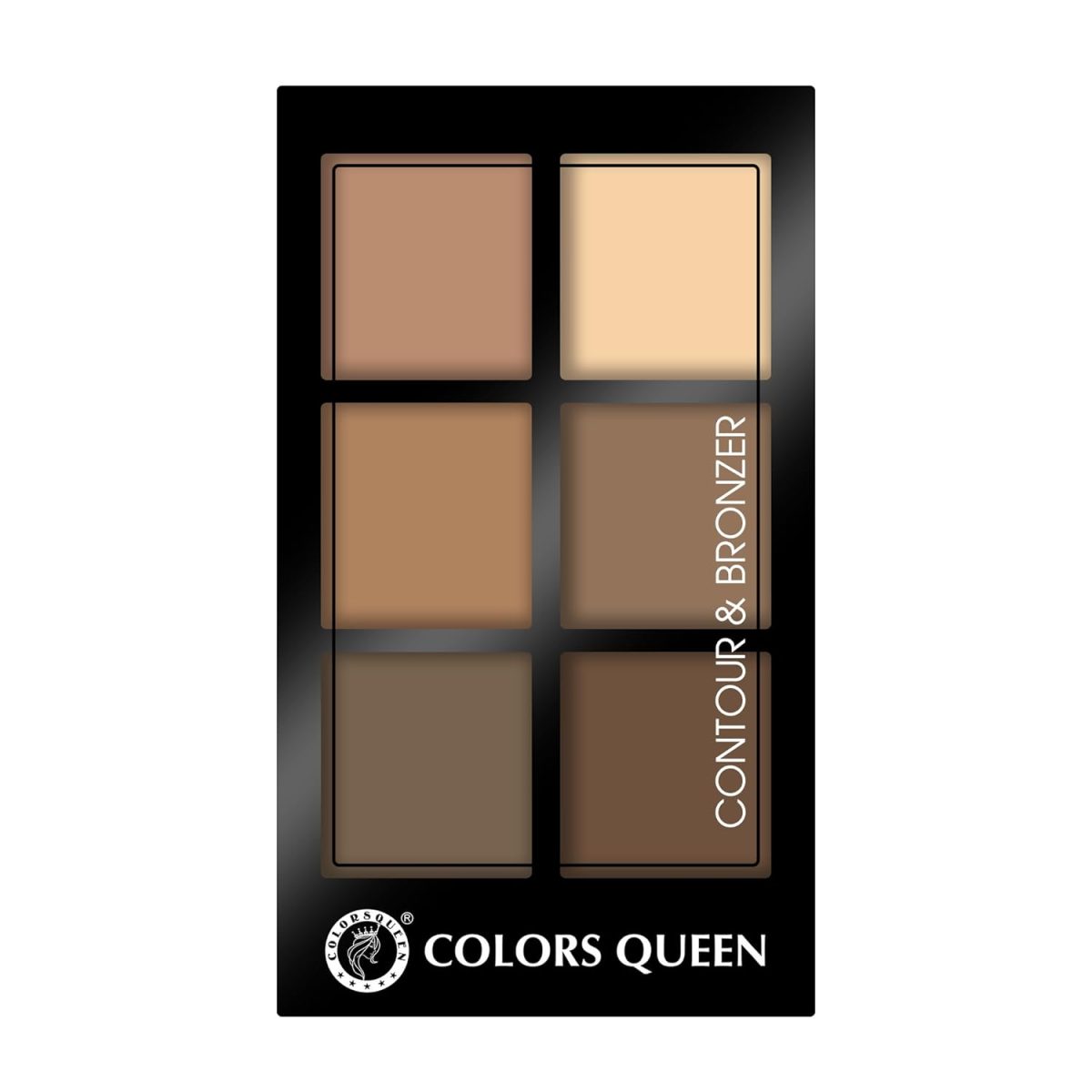 Colors Queen Contour & Bronzer Palette | Matte Finish & Long Lasting Formula | Easy to Blend, Creamy Texture, Lightweight Contour and Bronzer Palette for Face Makeup (Shade - 03, 17g) - Image 5