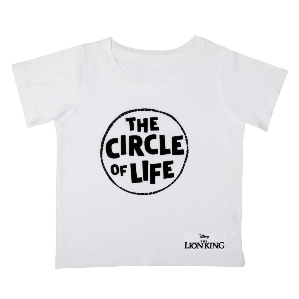 Lion King by Wear Your Mind Boy's Solid Regular Fit T-Shirt