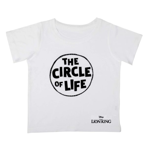 Lion King by Wear Your Mind Boy's Solid Regular Fit T-Shirt