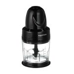 Amazon Basics 300W Electric Chopper & Whisker with 4-Leaf Rust-Resistant Blades & Unbreakable | 830ml | Polycarbonate Jar | One-Touch Operation