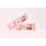 12 Colors Nude Matte Shimmer Eyeshadow, Blusher, Highlighter Palette - High Pigmented All-in-One Palette With Eye Shadow, Blusher, and Heart Shaped 3D Highlighter Shades (Nude Palette) - Image 9
