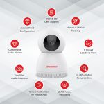MANOMAY 2MP Smart CCTV Wi-fi Home Security Camera with Pan Tilt 360° View, 2 Way Talk, Cloud Monitor, Motion Detect, Supports SD Card Up to 256 GB, Night Vision, Alexa - Image 2