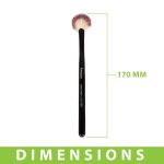 Midazzle Professional Fan Brush (MIMB00407) - Image 5